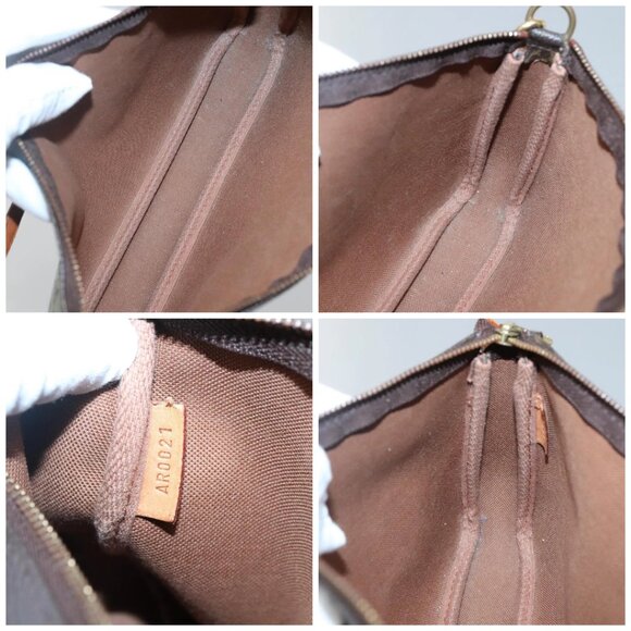 LOUIS VUITTON Graffiti Pochette Accessoires Pouch Khaki M92191 LV Auth bs28566 - Picture 15 of 16